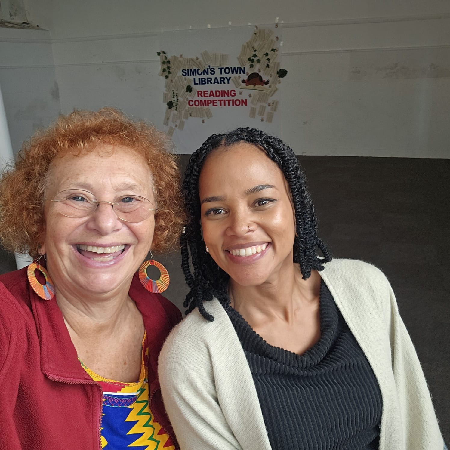 Me with Ashleigh Wessels, panel convener