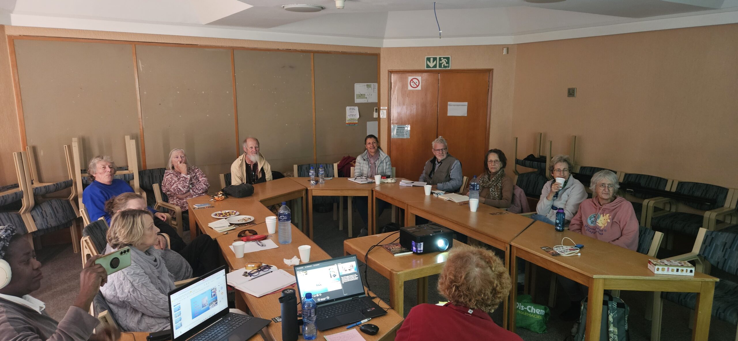 Helen giving her talk as part of The Cape Town Wild Writers Club at Pinelands Library
